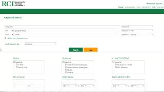 RCL Advanced Search [upl. by Raeann882]