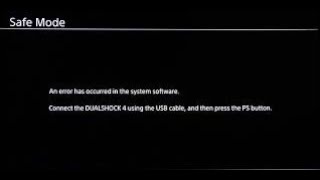 DESACTIVAR EL MODO SEGURO ps4 con un USB actualizacion de Software última versión y reinstalación [upl. by Llyrehc]