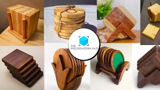 30 Woodworking Coasters Ideas  30 Woodworking Coasters DIY Projects [upl. by Libbna919]