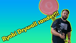 Ryobi NEW drywall sander upgrade your drywall skills [upl. by Nyleaj]