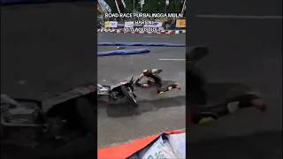 BERJATUHAN QTT LOKAL HERO PURBALINGGA roadrace balapmotor roadraceindonesia shorts videoshort [upl. by Ylrehc]