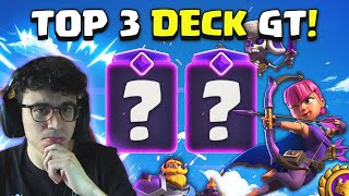 TOP 3 DECK NEL PRIMO TORNEO GLOBALE CON 2 EVOLUZIONI  CLASH ROYALE ITA [upl. by Sandra]