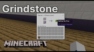 Minecraft Grindstone [upl. by Ainyt]