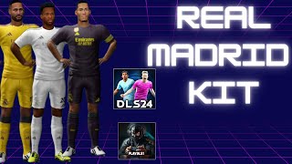 Real Madrid kit dls 24 dls24 club kit dlsgame dls24 dls25 dreamleaguesoccer2024 [upl. by Aibun]