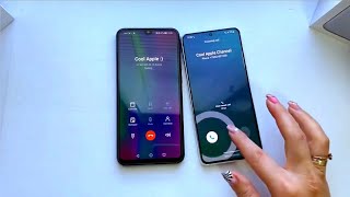 Samsung Galaxy S21 vs Honor 10 Lite  Incoming amp outgoing calls  Android 10 vs 12 [upl. by Haret]