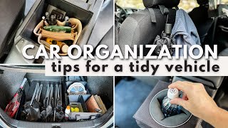 REALISTIC CAR ORGANIZATION IDEAS  15 Organizers Cleaning Tools amp Storage Tips For A Tidy Vehicle [upl. by Cyb790]