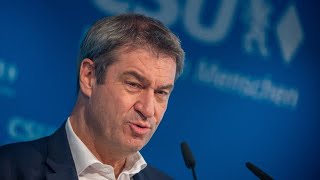 Söder kanzelt JamaikaHoffnungen ab „Klare Entscheidung für Ampel“ [upl. by Gilpin844]