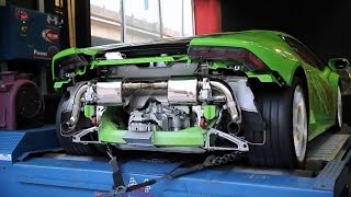 Lamborghini Huracán LP6104 w Innotech Exhaust Dyno Run [upl. by Releyks]