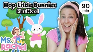 Hop Little Bunnies Hop Hop Hop  More Ms Rachel Nursery Rhymes amp Kids Songs [upl. by Refinaj398]