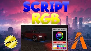 FIVEM │ SCRIPT RGB NEONS  PHARES GRATUIT │ TUTO GTA 5 RP [upl. by Suzy]