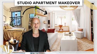 Pro Designer Fixes a Dark NYC Studio Apartment With No Storage  ReDesign  Architectural Digest [upl. by Rimidalv]