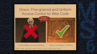CCS 2016  Draco A System for Uniform and Finegrained Access Control for Web Code on Android [upl. by Adalbert]