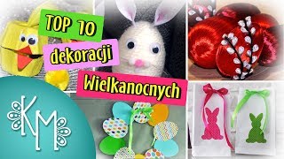 Top 10 pomysłów na Wielkanocne Dekoracje Kanzashi i Pisanki  Ozdoby Wielkanocne  Kreatywna Mama [upl. by Are]