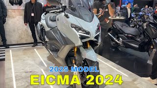 New Yamaha TMAX Tech Max 2025 Walkaround  EICMA 2024 Fiera Milano Rho [upl. by Lanoil853]