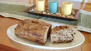 NoKnead Artisan Cinnamon Raisin Bread [upl. by Durwood]