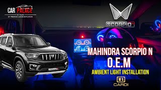 OEM Mahindra Scorpio N Ambient Light Installation  StepbyStep Guide cardi [upl. by Brittan]