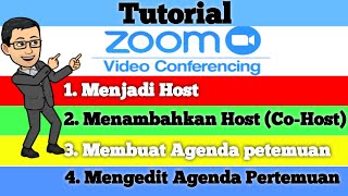 Cara menjadi host dan menambahkan host di zoom meeting [upl. by Rosco840]