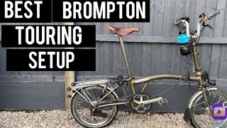 Brompton M6R Super light best touring configuration [upl. by Jeremie]