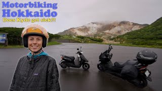 Motorbiking Hokkaido  Kyde Rain Volcanoes Fun Japan [upl. by Noslen]