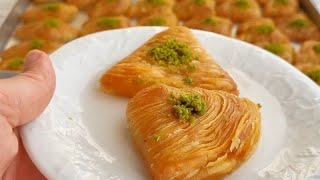 Bu Baklavadan daha Kolay ve Gösterişlisini Aramayın 🤭 Yiyen Herkes Tarifini istedi MİDYE BAKLAVA [upl. by Enenej]