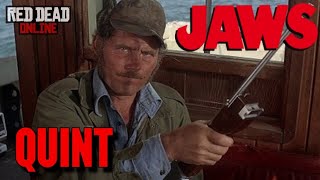 Red Dead Redemption 2 Online  RDO  How to Make Robert Shaw as Captain Sam Quint in Jaws [upl. by Kir355]