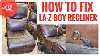 How To Fix Lazy Boy Recliner Wrap Around Couch Release Handle [upl. by Sucramat937]