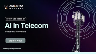 Webinar Latest Use Cases of AI in Telecom Trends and Innovations [upl. by Llenyaj]