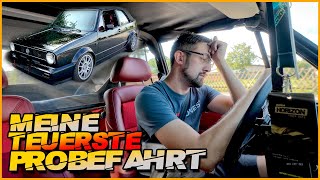 Meine TEUERSTE Probefahrt 😓 Golf 1 18T Cabrio [upl. by Tremann]