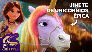 ¡Cómo ser jinetes de unicornios 🦄 en la Academia Unicornio  Dibujos Animados para Niños [upl. by Seftton507]