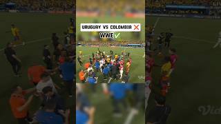 Uruguay vs colombia copa 2024 fans fight shorts youtubeshorts uruguay copaamerica shortsviral [upl. by Yerrot]