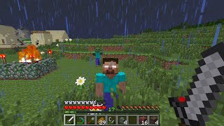 How To Spawn Herobrine In Minecraft 18 NO MODS [upl. by Ilana814]