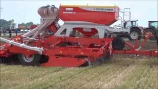 New Holland T8360 amp Pottinger Terrasem C6 Demoagro [upl. by Lrae]