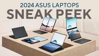 ASUS Zenbook Laptops Sneak Peek  2024 [upl. by Pravit573]