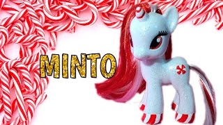 MINTO THE PEPPERMINT PONY  Fan Custom Friday 12  Custom OC Pony Giveaway by MandaPanda FCF [upl. by Yennek]