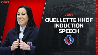 Hockey Hall of Fame Induction Speech Caroline Ouellette [upl. by Alludba]