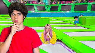 EXTREME HIDE amp SEEK IN TRAMPOLINE PARK [upl. by Odama]