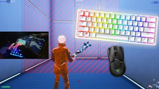 1 HOUR ASMR Keyboard Sounds 😴 ASMR 🏆 Fortnite Gameplay 144FPS [upl. by Eillam]