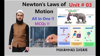 Newton Laws of Motion Lec08 Class11 Forces amp Motion [upl. by Nesto]