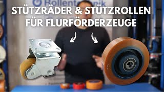 Stützräder und Rollen für Flurförderzeuge [upl. by Issac]