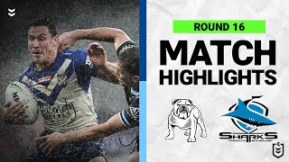 CanterburyBankstown Bulldogs v CronullaSutherland Sharks  Match Highlights  Round 16 2022  NRL [upl. by Iphigeniah814]