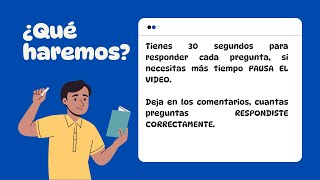 RESPONDE ESTE TEST CON PREGUNTAS ICFES [upl. by Malissia]