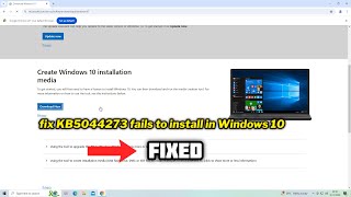 FIXED KB5044273 fails to install in Windows 10 [upl. by Ike465]