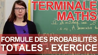 Formule des probabilités totales  exercice  Maths terminale  Les Bons Profs [upl. by Nale]