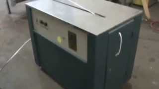 USED CARTON STRAPPING MACHINE Semi Automatic Plastic [upl. by Nnairb]