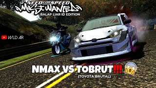 NMAX VS TOBRUT  NFS MW Balap Liar ID Edition [upl. by Kong4]