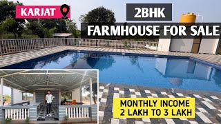 2BHK FARMHOUSE FOR SALE 🏡🛤️mumbai home sale farmhouse farmhousedecor karjat sell property [upl. by Lacagnia]