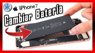 👍 COMO CAMBIAR BATERÍA IPHONE 7 y 7 Plus ¡Fácil y rápido [upl. by Warfold]