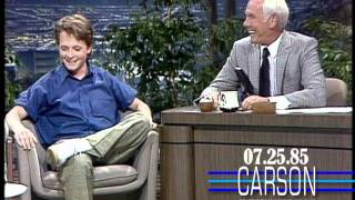 Michael J Foxs First Appearance on Johnny Carsons Tonight Show 1985 [upl. by Ender]