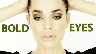 Bold Bronze Eyes  Makeup Tutorial [upl. by Ytirev]