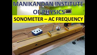 Sonometer  Determination of AC Frequency [upl. by Candi]